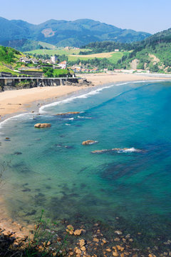 Cantabrian Sea coast and Deba town
