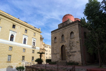 Fototapeta premium Facade of church of San Cataldo