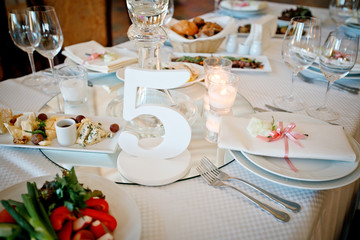 festive wedding feast