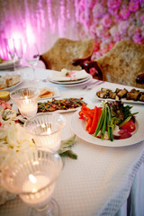 festive wedding feast
