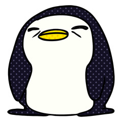 cartoon kawaii of a cute penguin