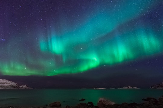 Nordlichter in Troms&oslash;, Norwegen 