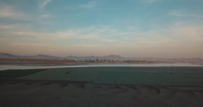Aerial Flight Bagan Ebene