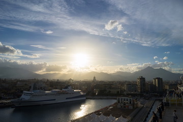 Fototapeta premium In the port of Palermo, Sicily