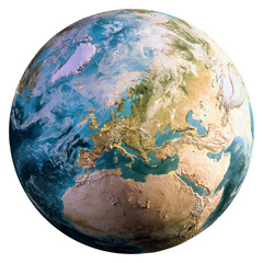 Planet Earth globe - obrazy, fototapety, plakaty
