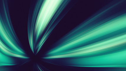 Green glow shine colors blur lines abstract background