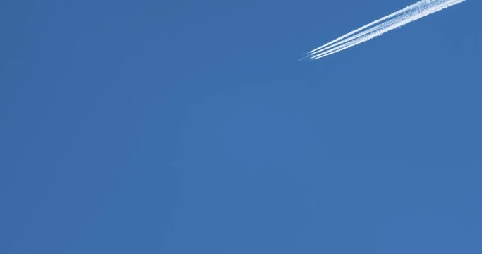 Flugzeuge blauer Himmel 4k DCI 50p