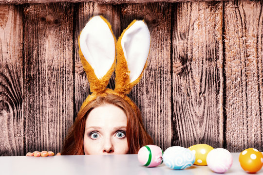 sch&ouml;ne osterfrau 