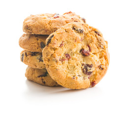 Sweet cookies with raisins.