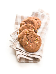 Sweet chocolate cookies.