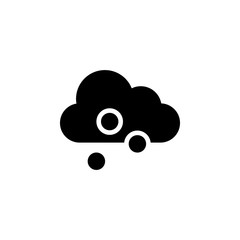 shower cloud icon. Element of weather illustration. Signs and symbols can be used for web, logo, mobile app, UI, UX