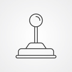 Joystick vector icon sign symbol