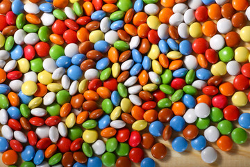 background of colorful candy