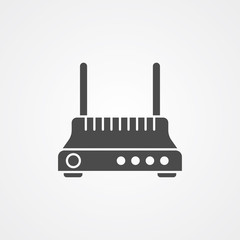 Router vector icon sign symbol