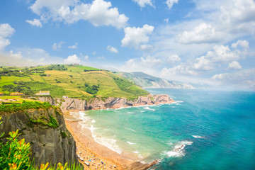 Zumaia coast, Pais Vasco Spain