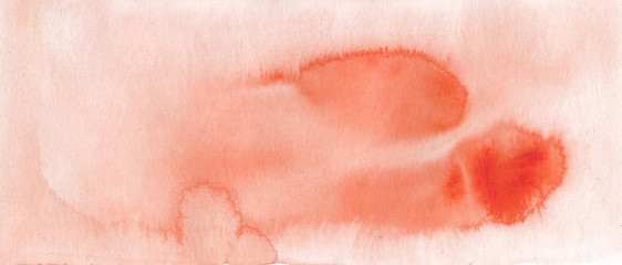 abstract watercolor red background