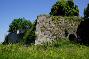 abandoned medieval castle in germany