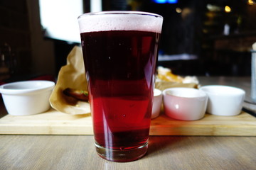 Glass of Cherry Beer