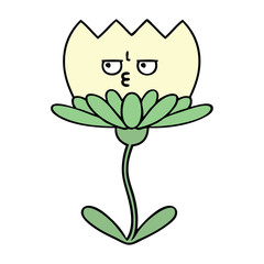 cute cartoon flower