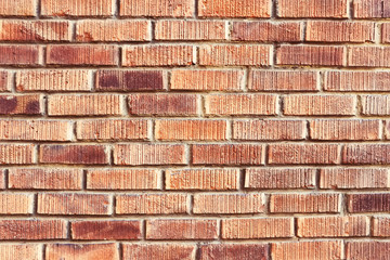 Obraz premium Old red brick wall background
