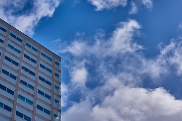 Fototapeta premium Reflection of Clouds in glass