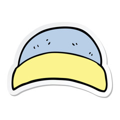 sticker of a cartoon hat