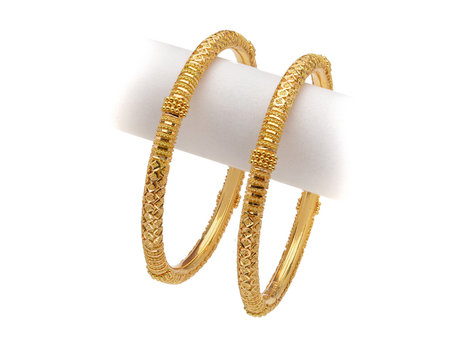 Gold-plated Copper Bangles