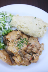 Poulet pur&eacute;ee