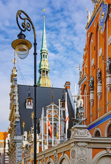 Fototapeta na wymiar Architecture of Riga