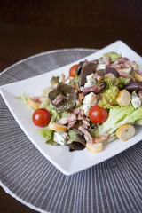 Salade aux lardons
