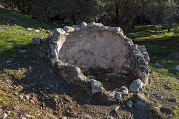 Ancient Ruins at Acropolis of Athens, Attica, Greece