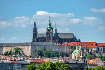 Fototapeta premium Magnificent Saint Vitus Cathedral in Prague, Czech Republic