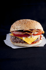 burger bacon