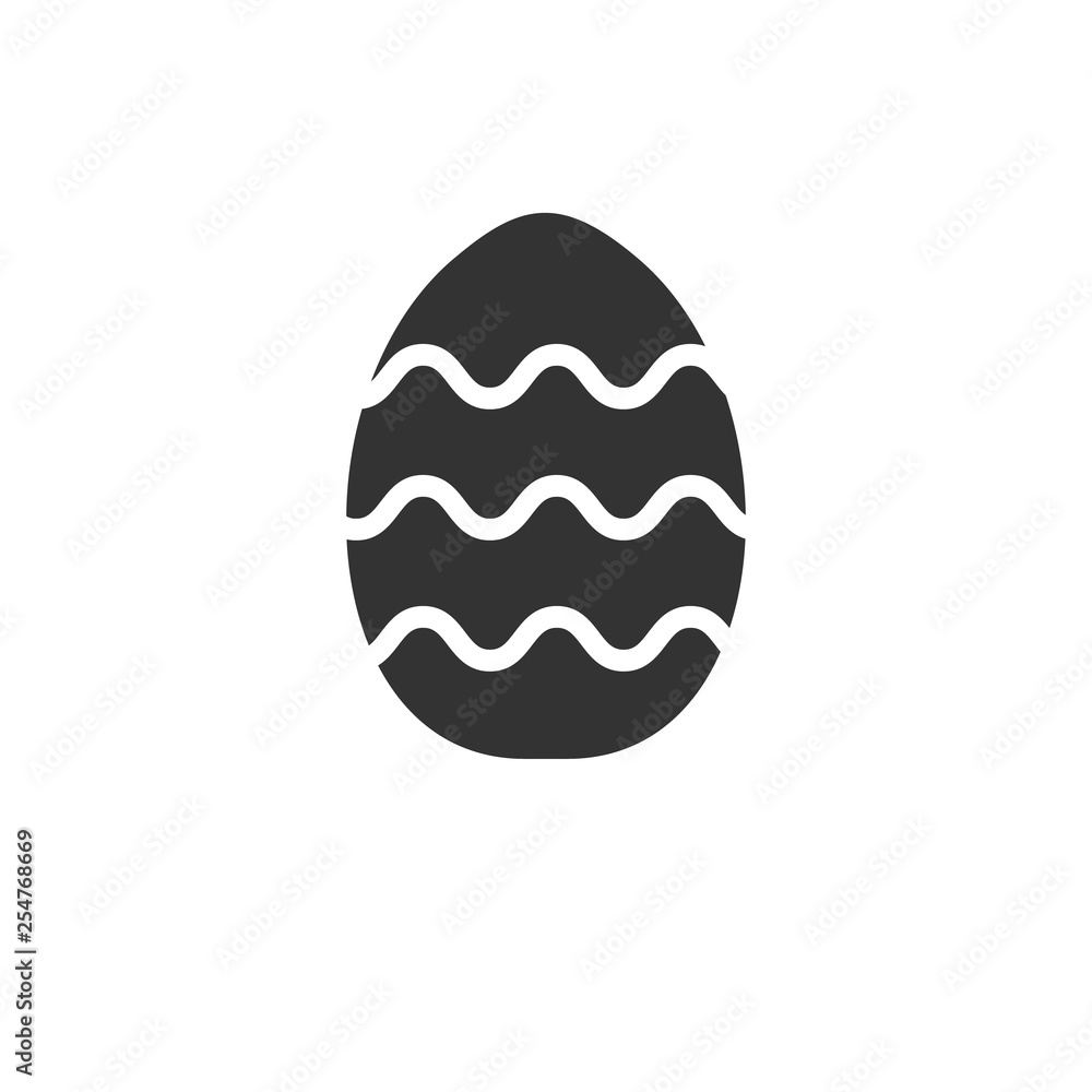 Poster egg icon. element of easter holidays for mobile concept and web apps. detailed egg icon can be used 