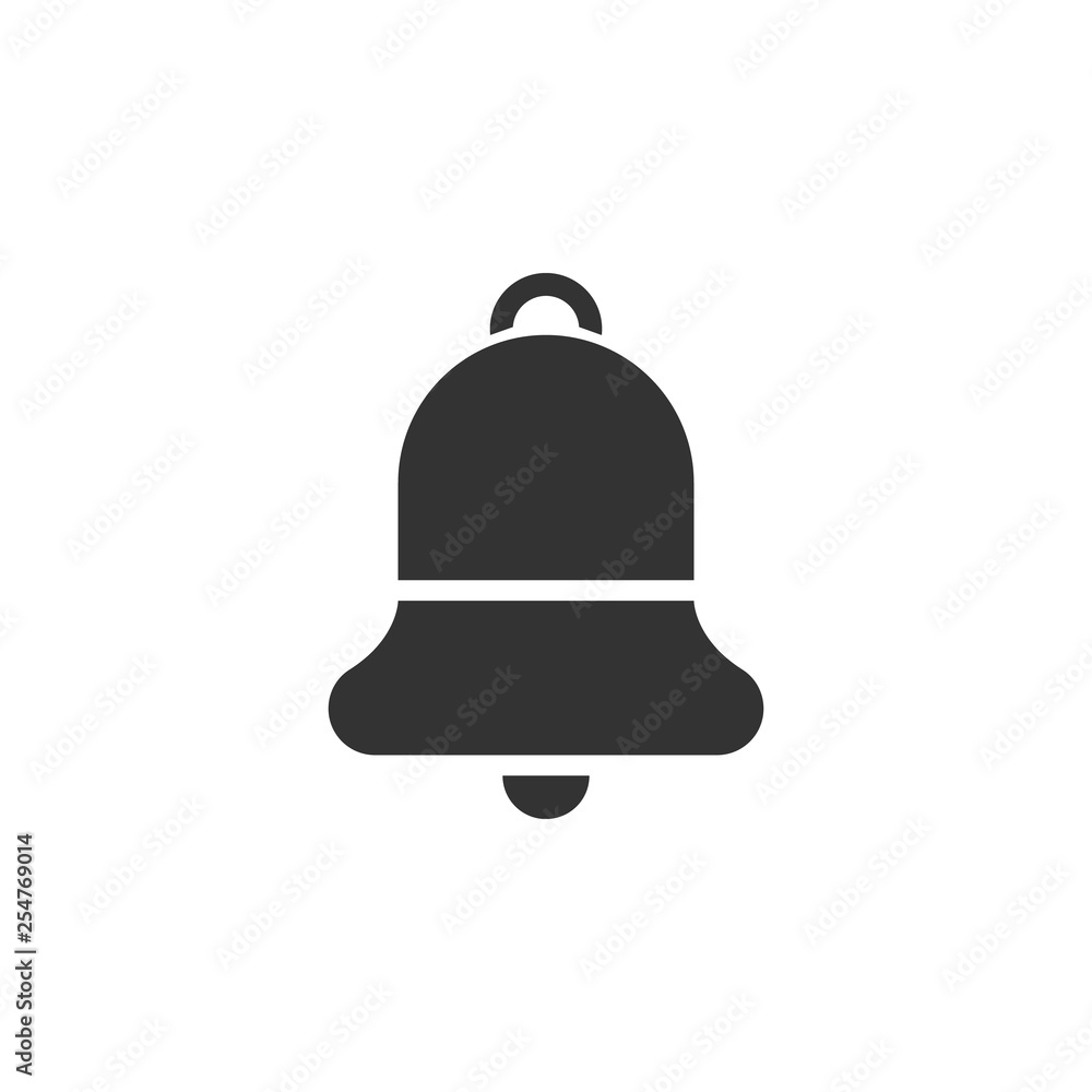 Poster bell icon. element of easter holidays for mobile concept and web apps. detailed bell icon can be use