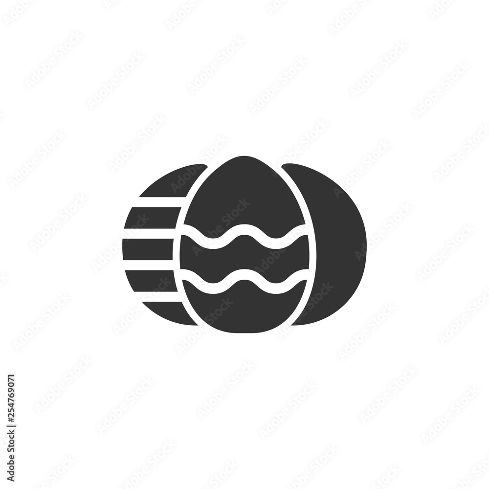 Poster egg icon. element of easter holidays for mobile concept and web apps. detailed egg icon can be used 