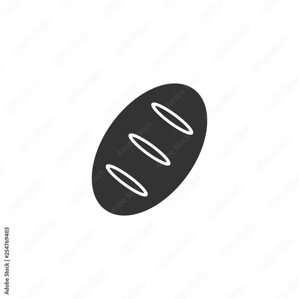 Poster bread icon. element of easter holidays for mobile concept and web apps. detailed bread icon can be u