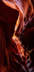 Scenic art Antelope Canyon, Arizona, USA