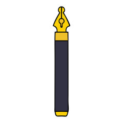 quirky hand drawn cartoon ink pen