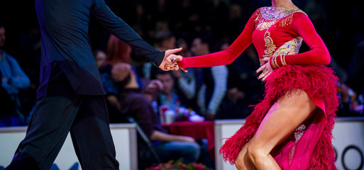 woman and man dancer latino international dancing