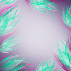 Floral romantic tender purple background.