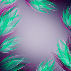 Floral romantic tender purple background.