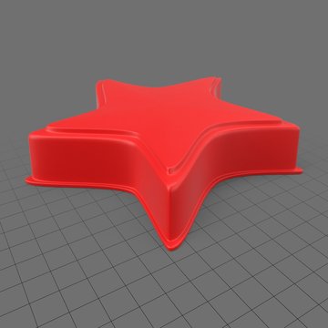 Star shaped beach toy