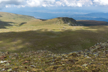 Summer view of Rila Mountan near The Seven Rila Lakes, Bulgaria