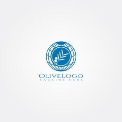 olive oil icon template ,leaves logo,creative vector logo design,illustration element