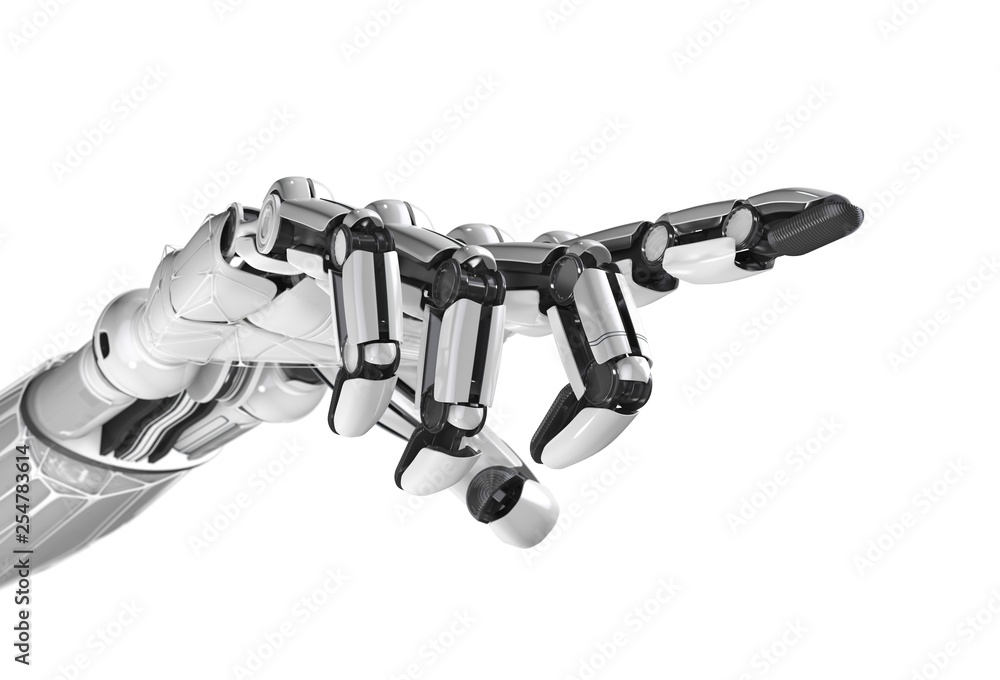Poster Artificial intelligence Machine Learning Business Internet Technology Concept .