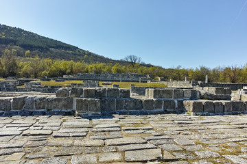 Ruins of medieval city of Preslav, capital of the First Bulgarian Empire, Shumen Region, Bulgaria