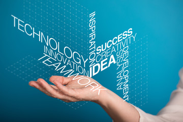 Artificial intelligence Machine Learning Business Internet Technology Concept .