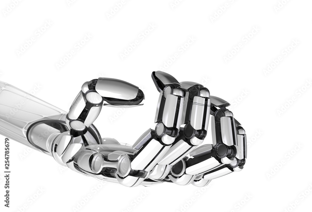 Poster Artificial intelligence Machine Learning Business Internet Technology Concept .