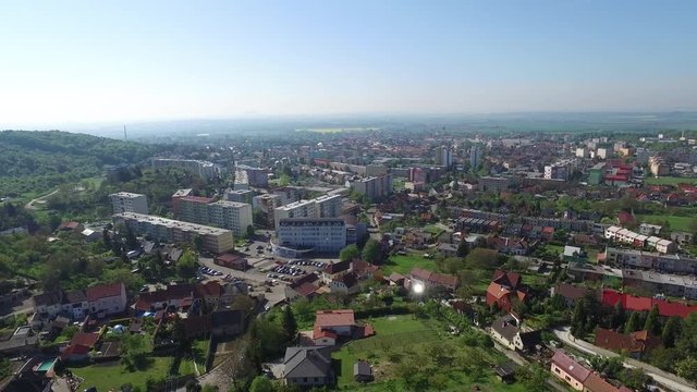 Aerial shot, Litomerice, Czech Republic